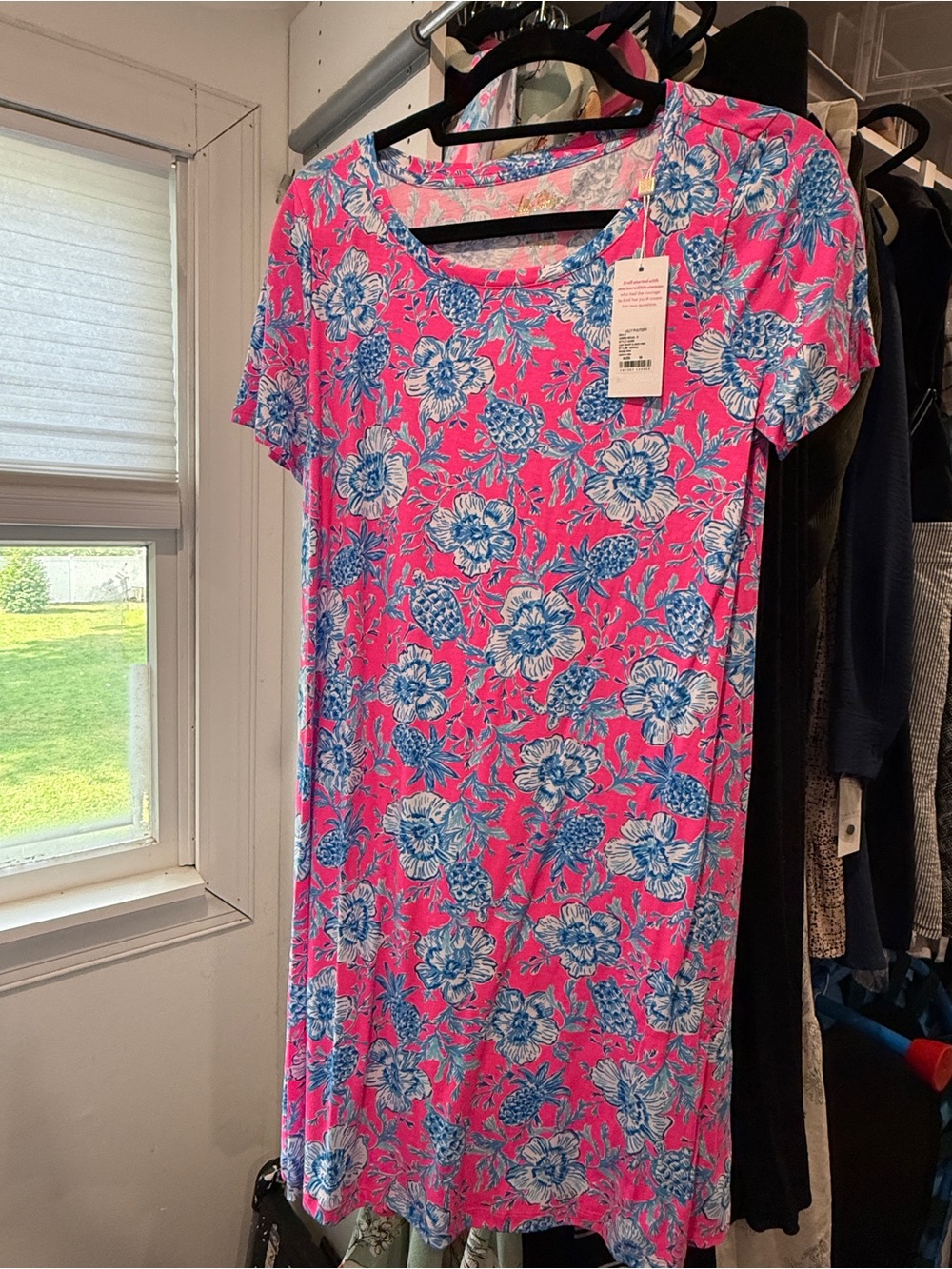 Lilly Pulitzer Cody Swing Dress in the "Wave N Sea" print. Size medium